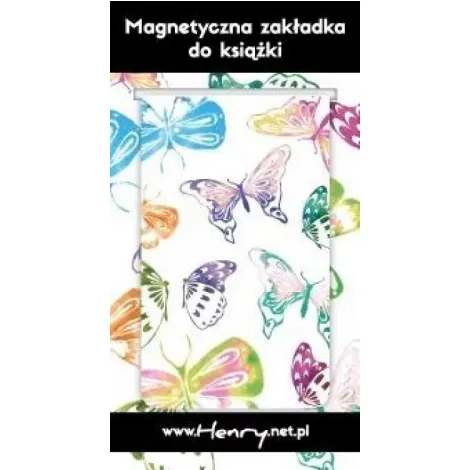 Zakładka magnetyczna Henry Motyle kolorowe